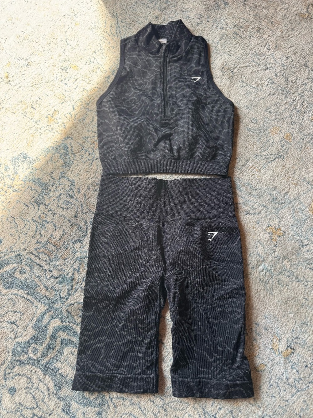 Gymshark Black Marl Set